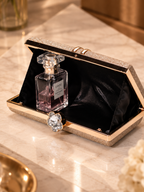 Alessia Crystal Frame Clutch