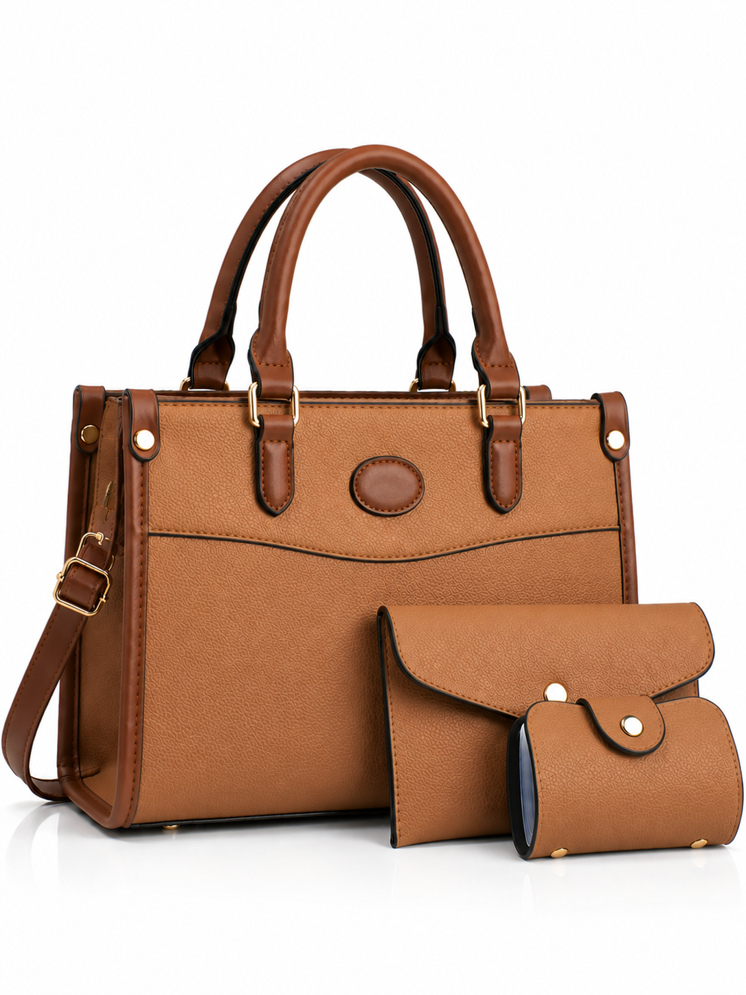 Amara Three-Piece Structured Bag Set