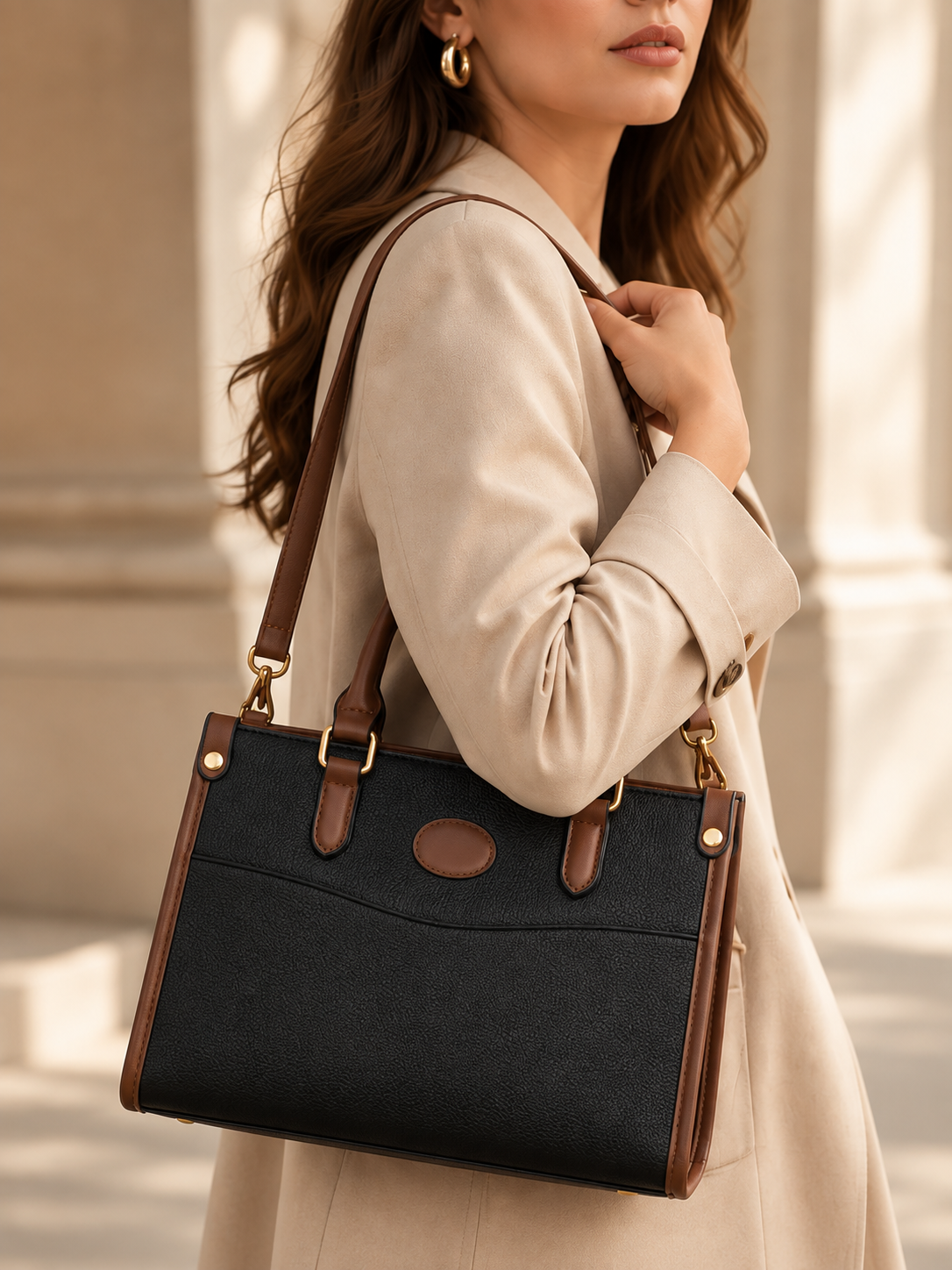 Amara Three-Piece Structured Bag Set