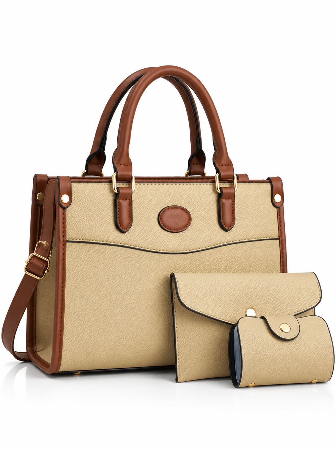Amara Three-Piece Structured Bag Set