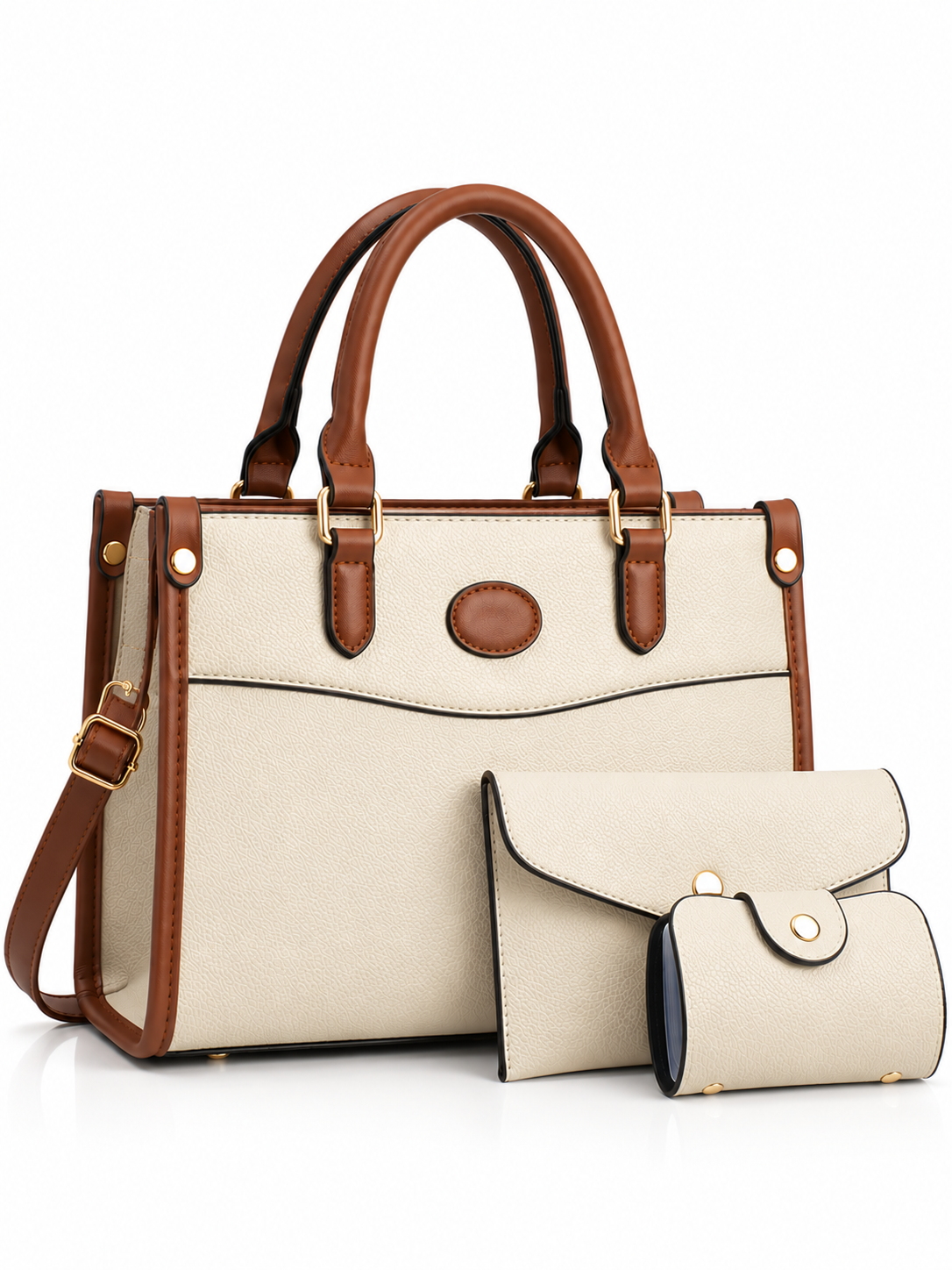 Amara Three-Piece Structured Bag Set