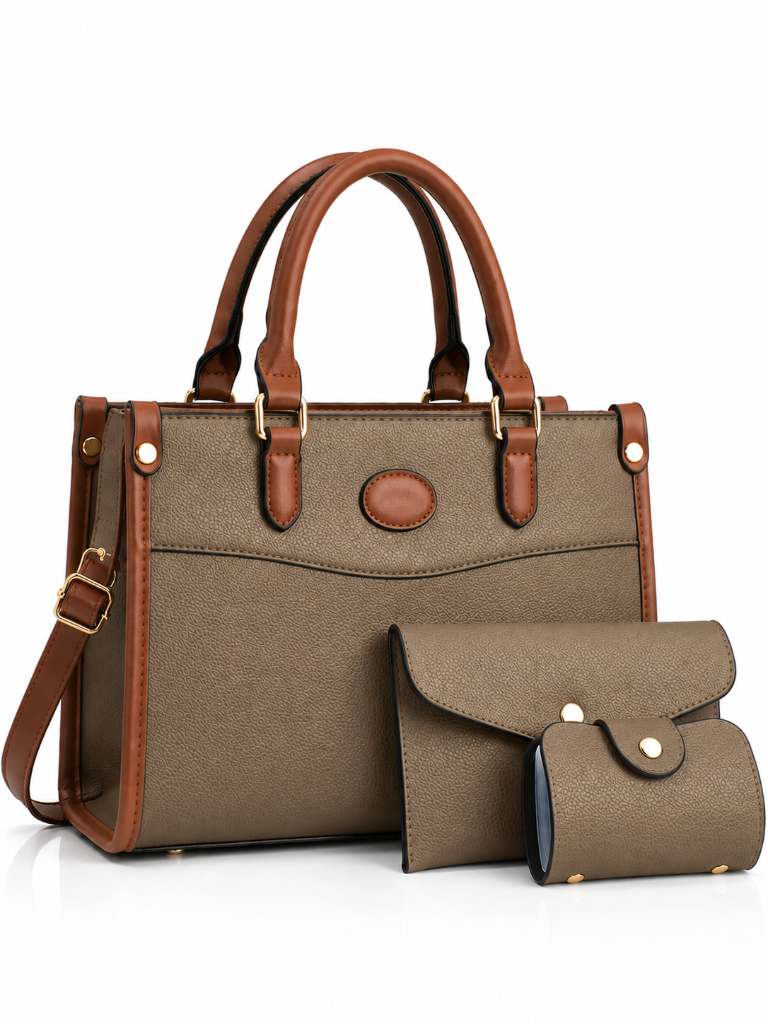 Amara Three-Piece Structured Bag Set