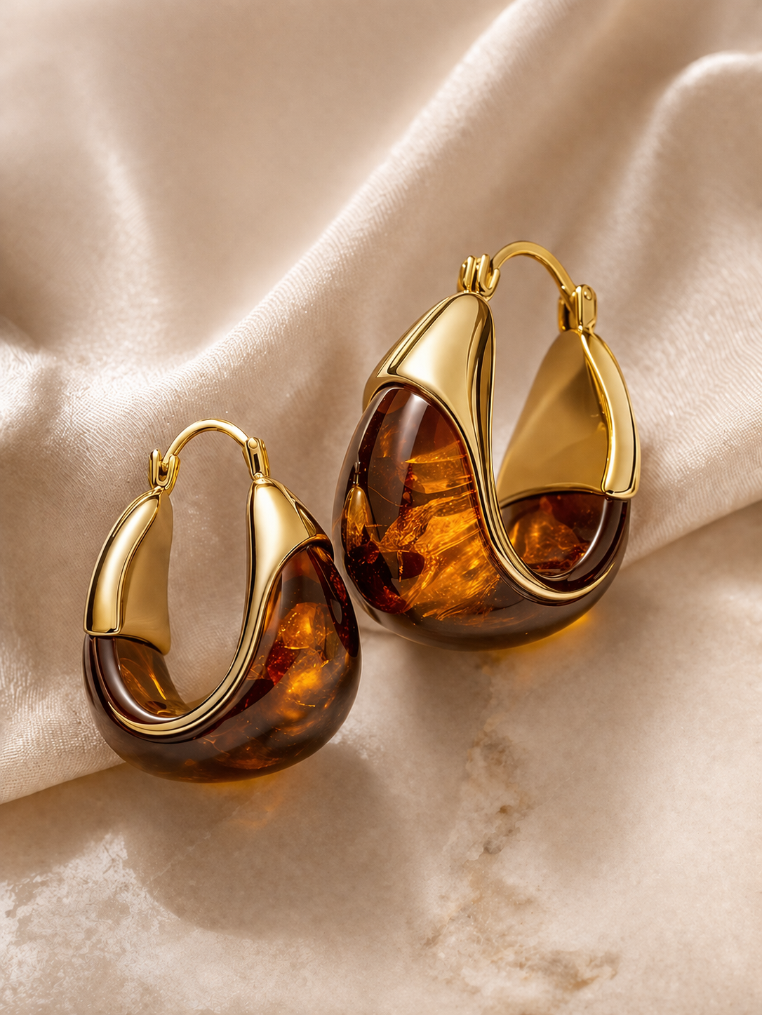 Amber Drop Earrings – Briset London