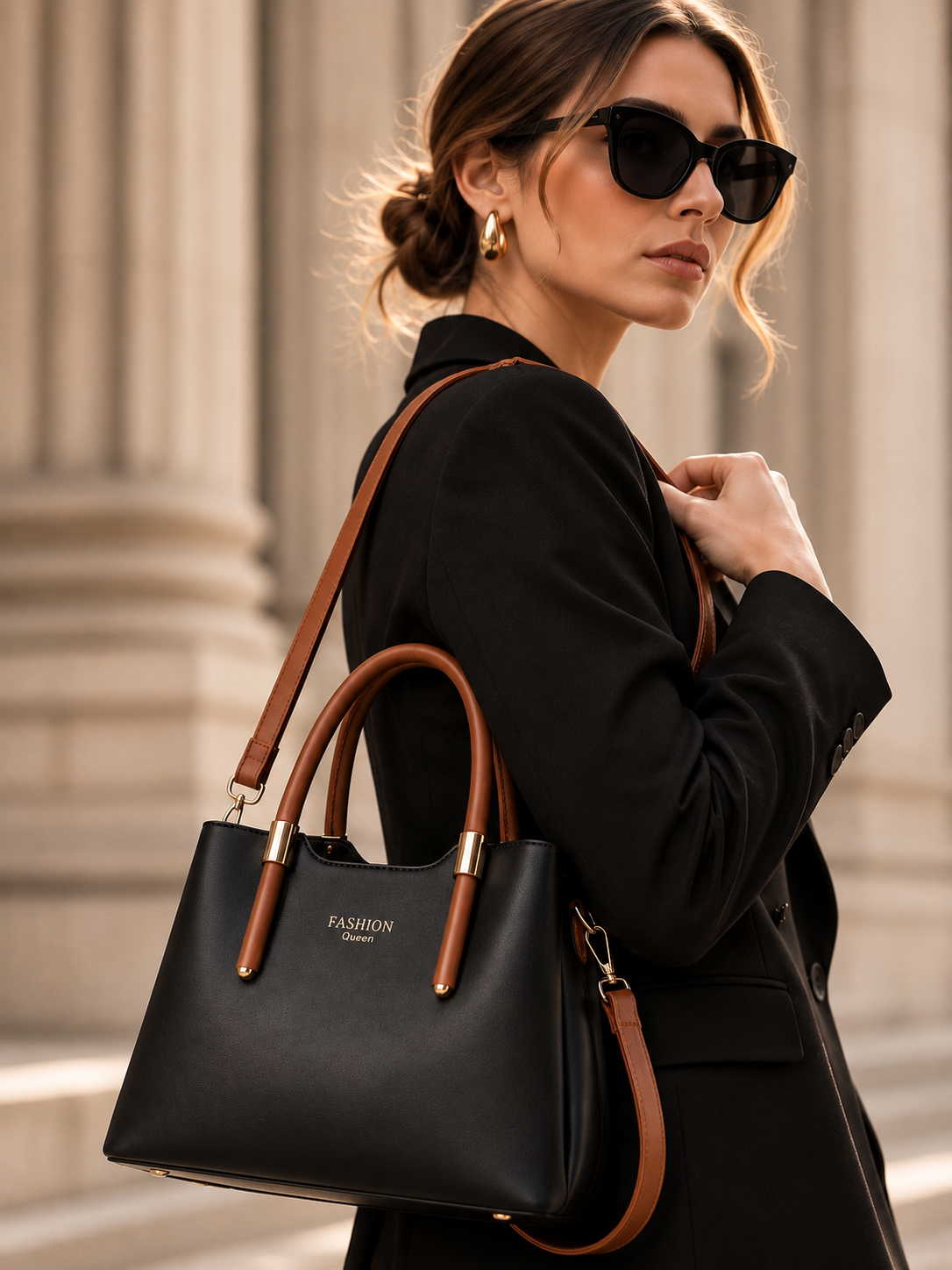 Amelia Structured Tote Handbag