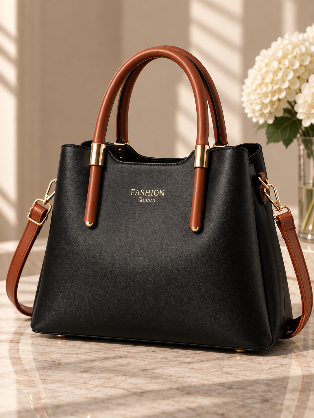 Amelia Structured Tote Handbag