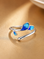 Azure Bloom Ring
