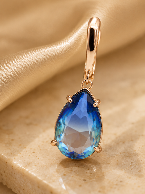 Azure Teardrop Earrings