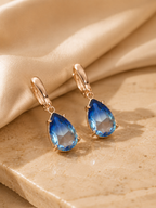 Azure Teardrop Earrings