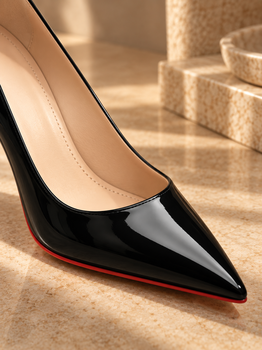 Beatrice Patent Stiletto Heels