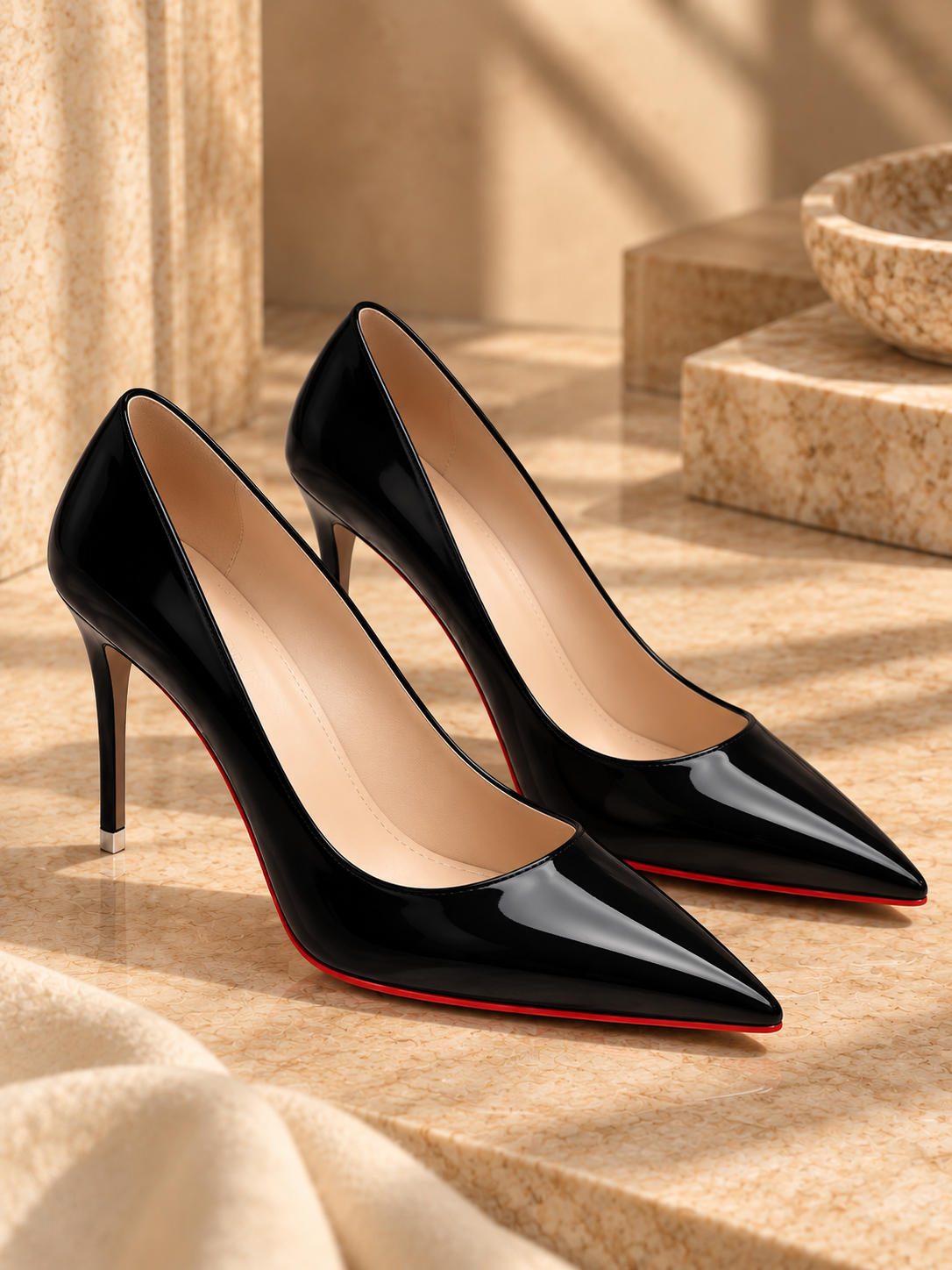 Beatrice Patent Stiletto Heels