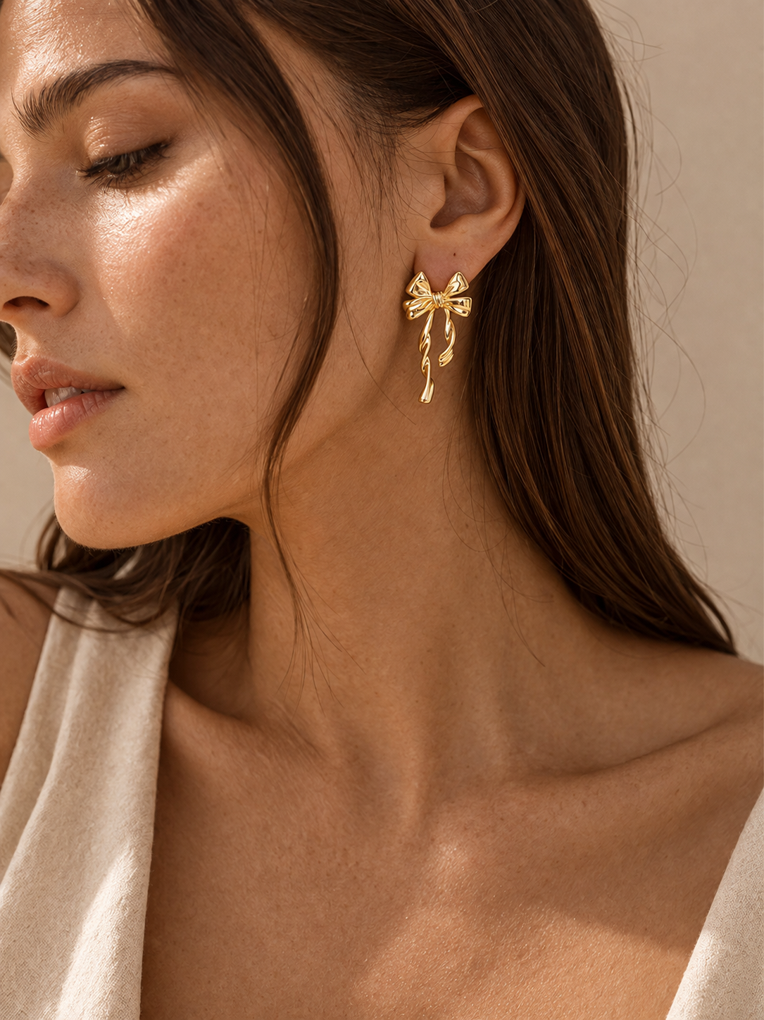 Bow Drop Earrings – Briset London