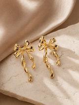 Bow Drop Earrings – Briset London