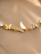Butterfly Pearl Bracelet