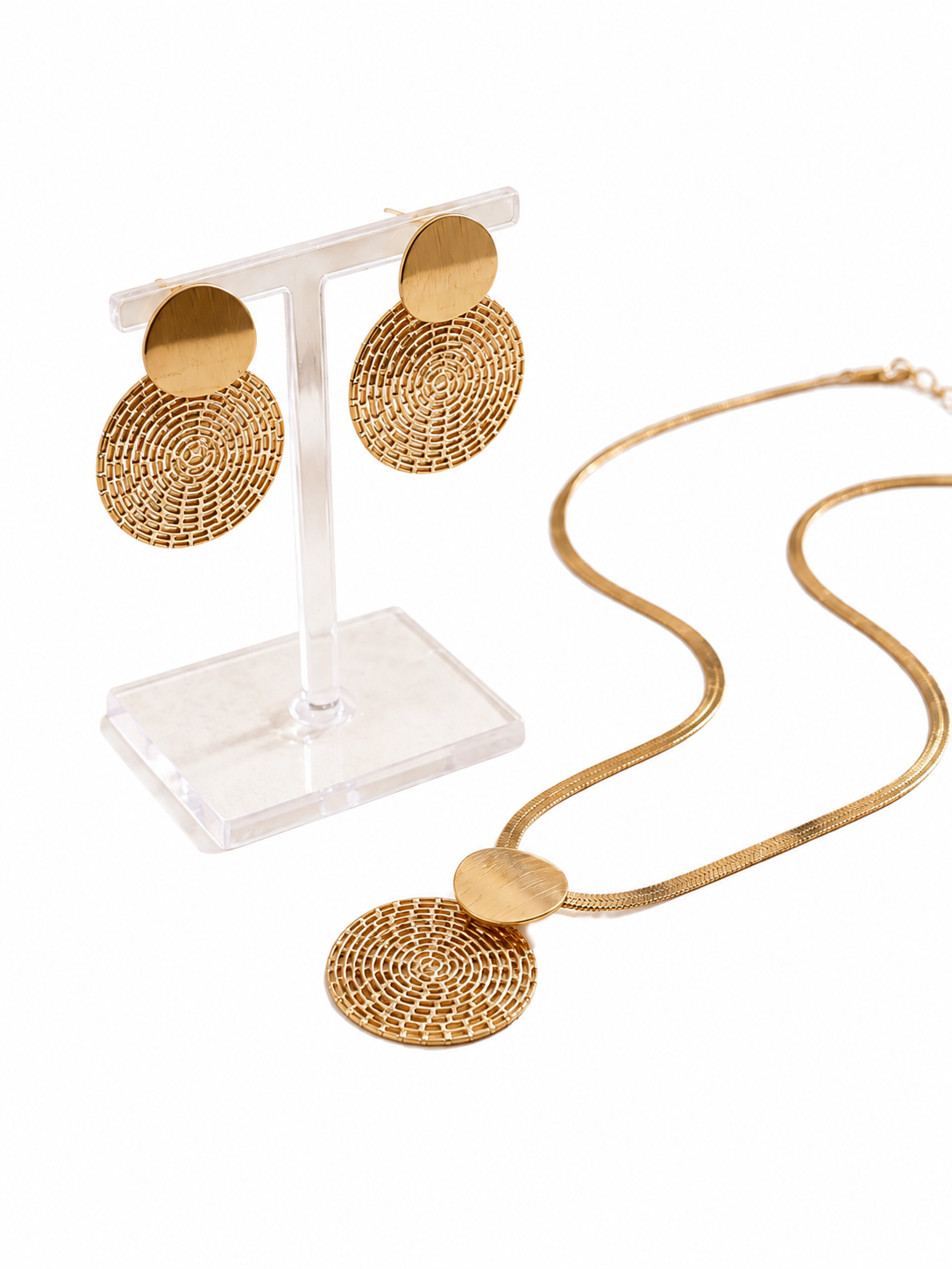 Celeste Textured Jewellery Set