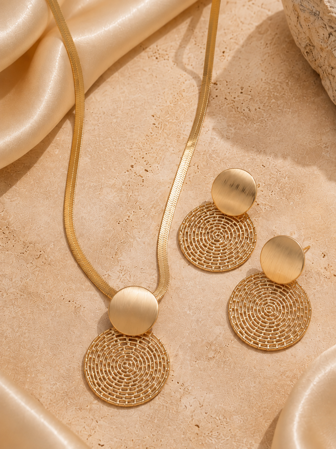 Celeste Textured Jewellery Set