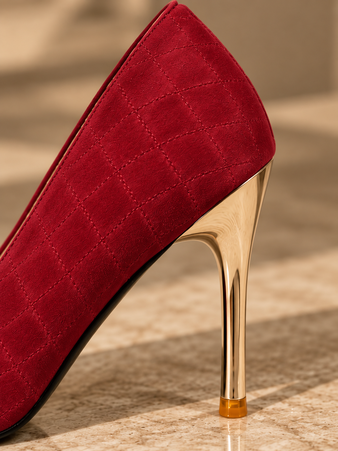 Clara Quilted Pointed Heels