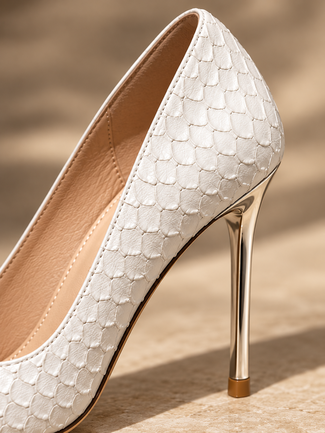 Colette Textured Pointed Heels