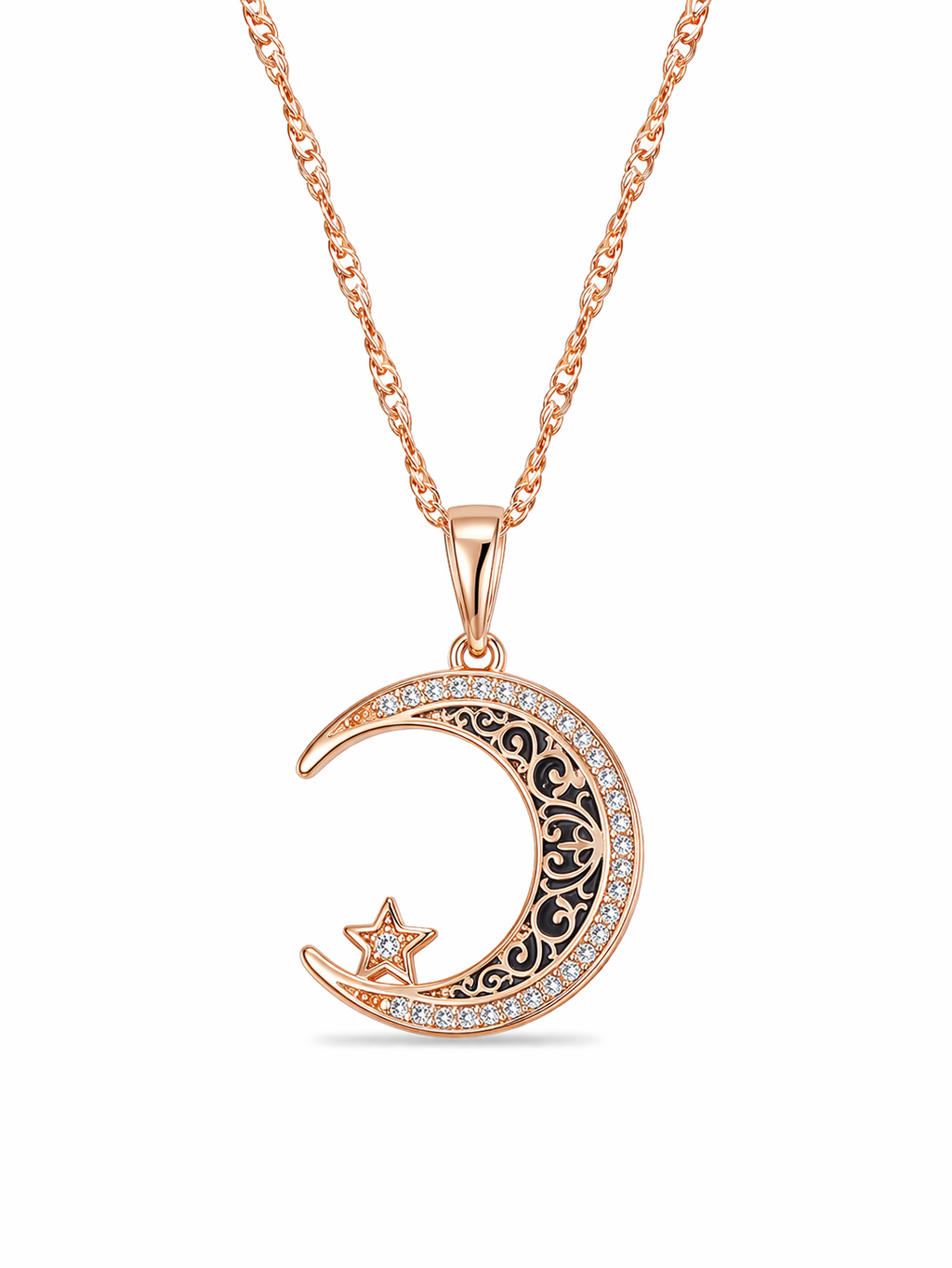 Crescent Star Necklace – Briset London