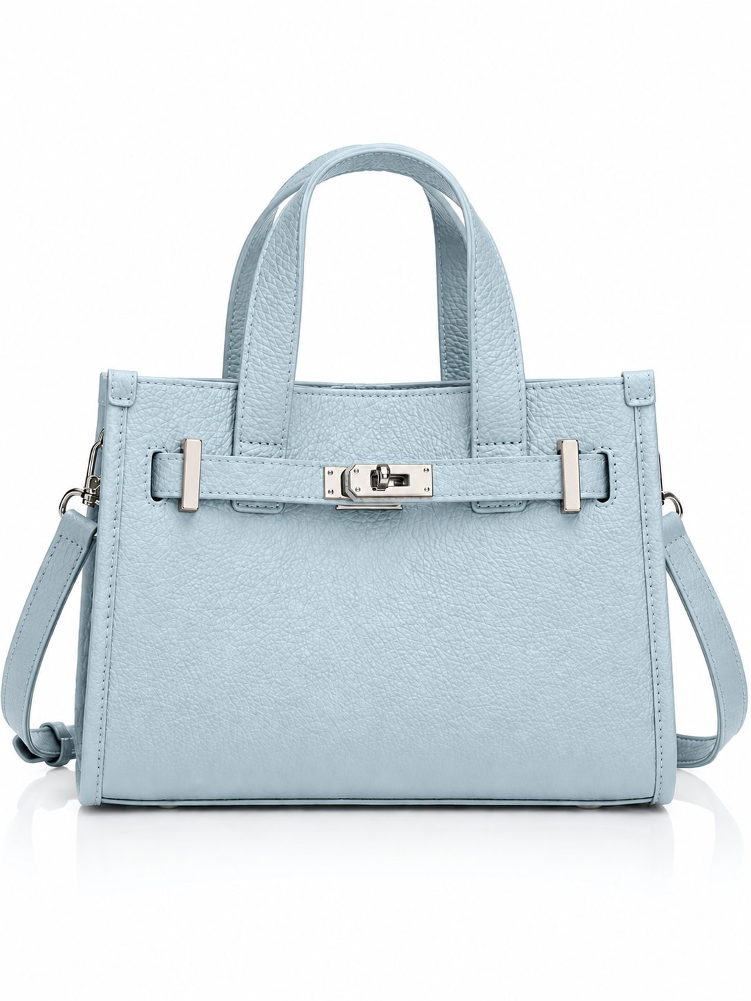 Elara Leather Top Handle Handbag