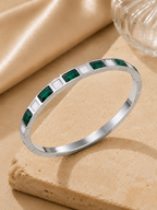 Emerald Mosaic Bangle