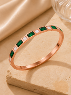 Emerald Mosaic Bangle