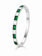 Emerald Mosaic Bangle
