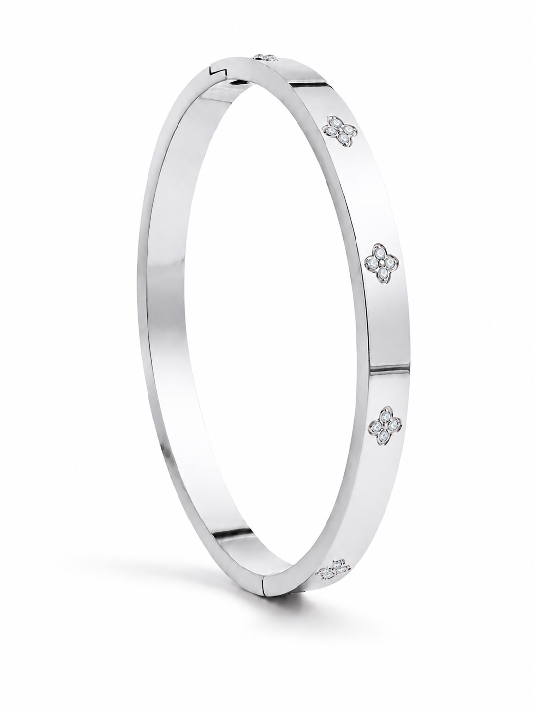 Fleur Clover Bangle