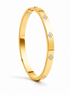 Fleur Clover Bangle