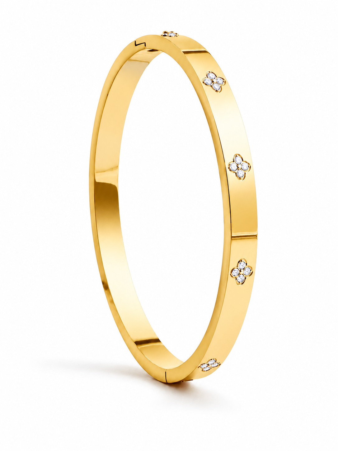 Fleur Clover Bangle