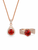 Garnet Drop Necklace – Briset London