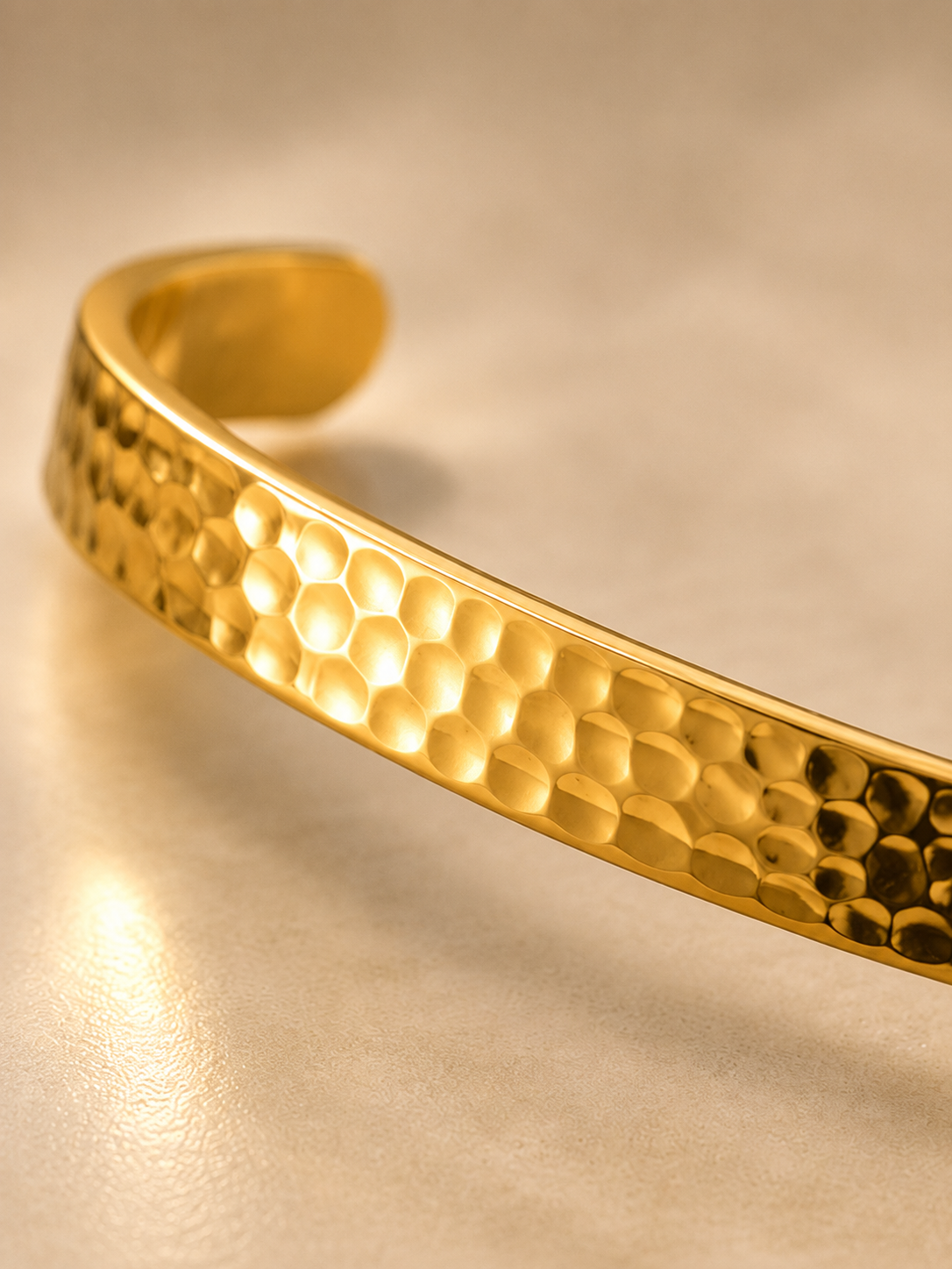 Hammered Cuff Bangle
