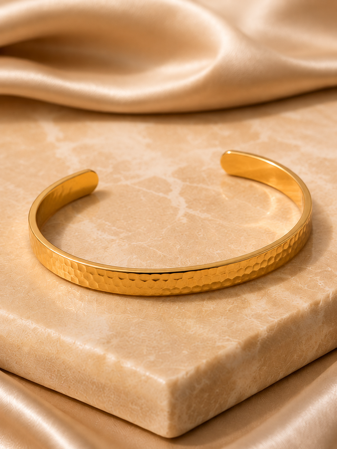 Hammered Cuff Bangle