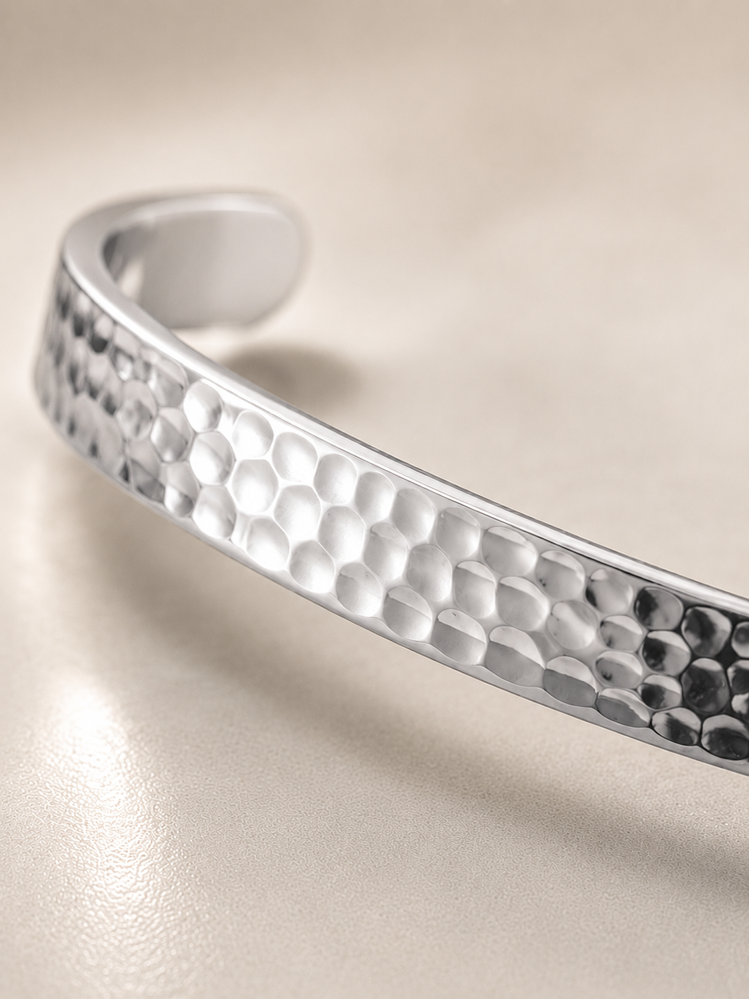 Hammered Cuff Bangle