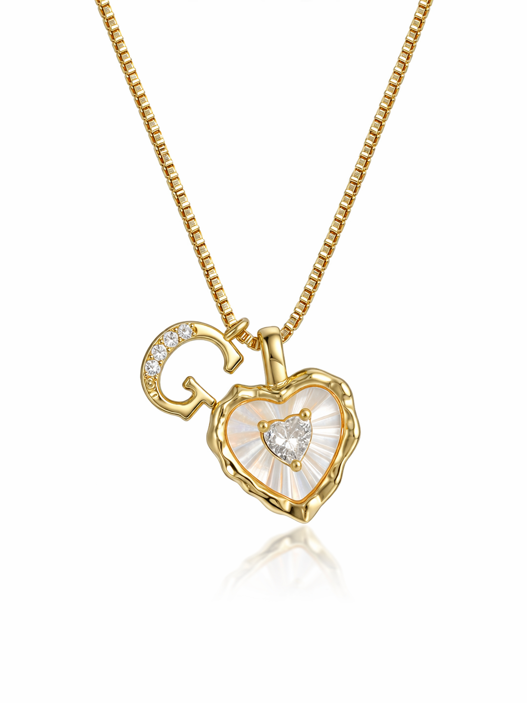 Initial Heart Necklace – Briset London