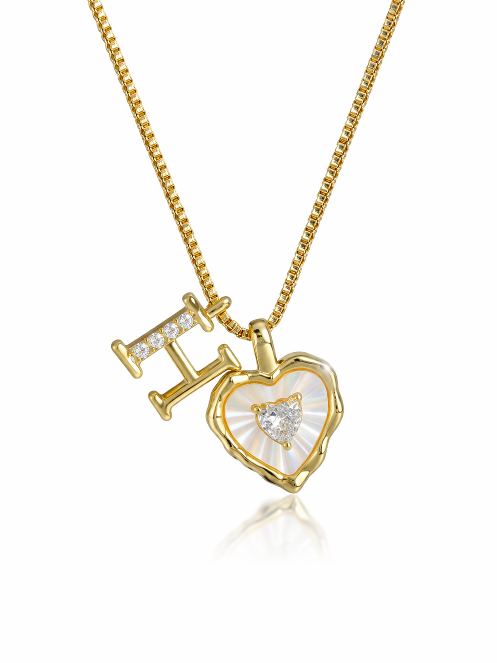 Initial Heart Necklace – Briset London