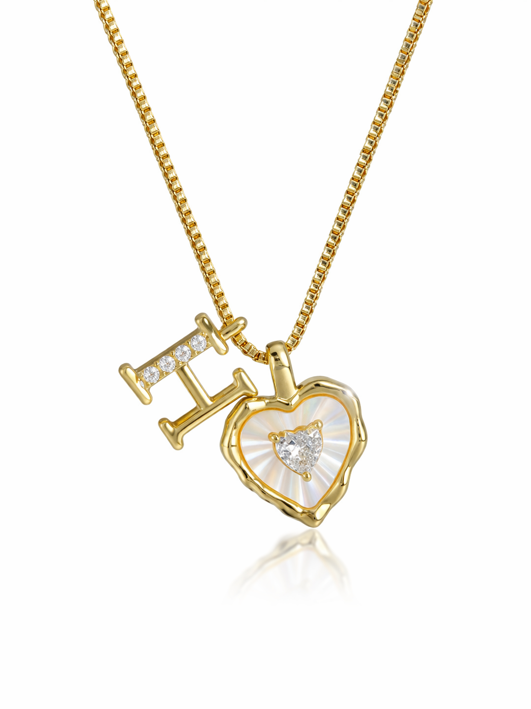 Initial Heart Necklace – Briset London