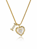 Initial Heart Necklace – Briset London