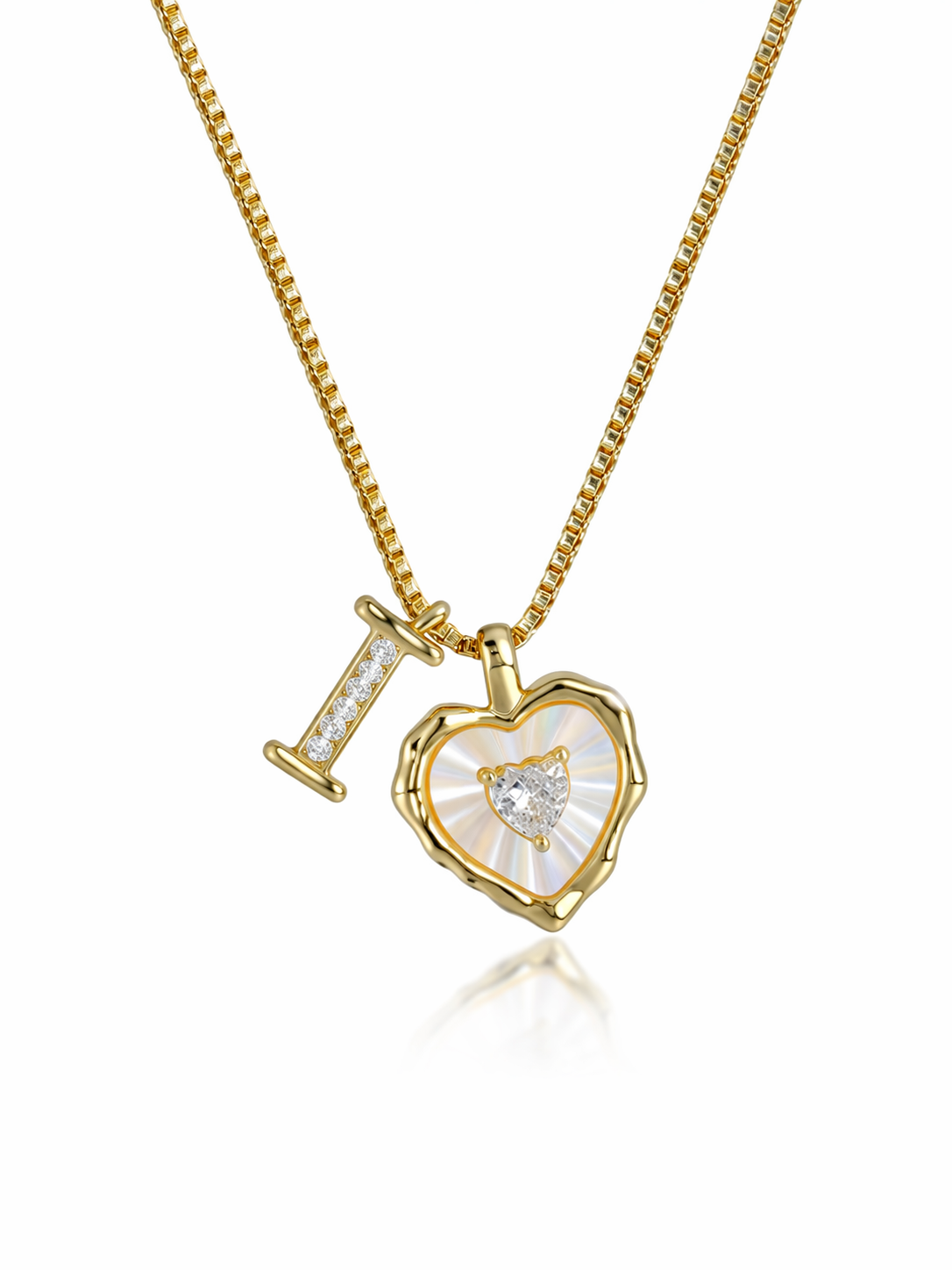 Initial Heart Necklace – Briset London