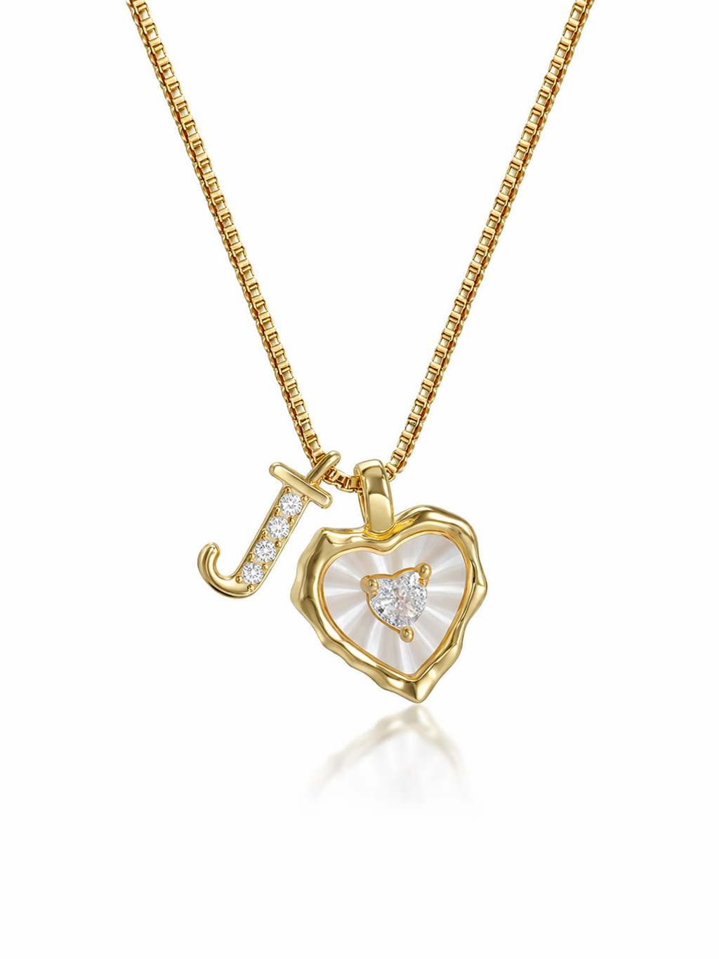 Initial Heart Necklace – Briset London