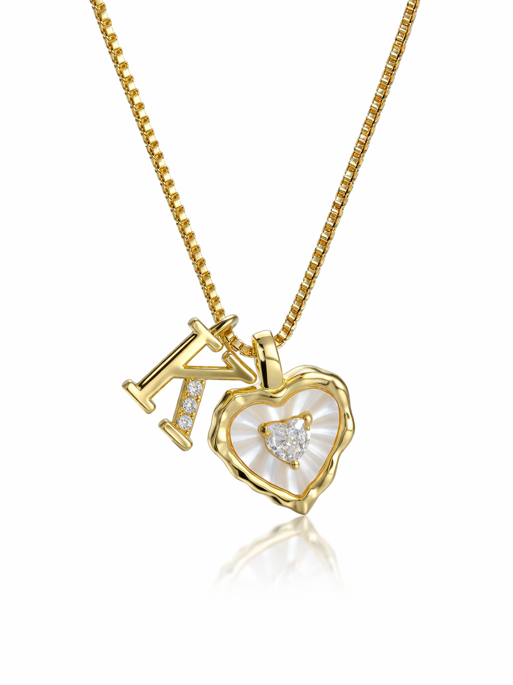 Initial Heart Necklace – Briset London