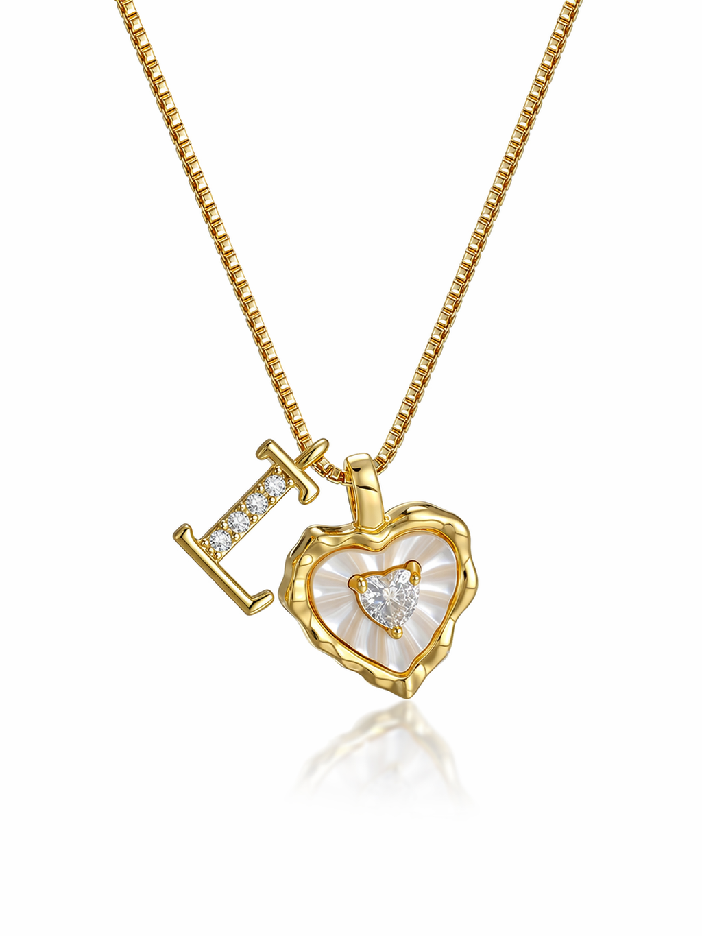 Initial Heart Necklace – Briset London