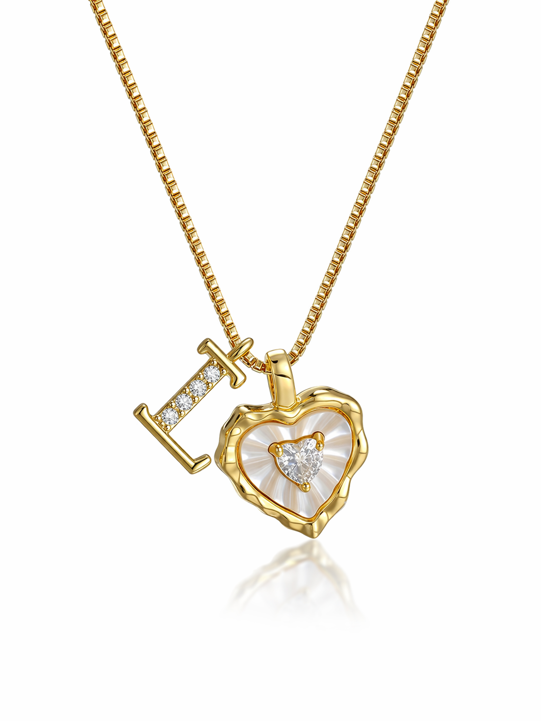 Initial Heart Necklace – Briset London