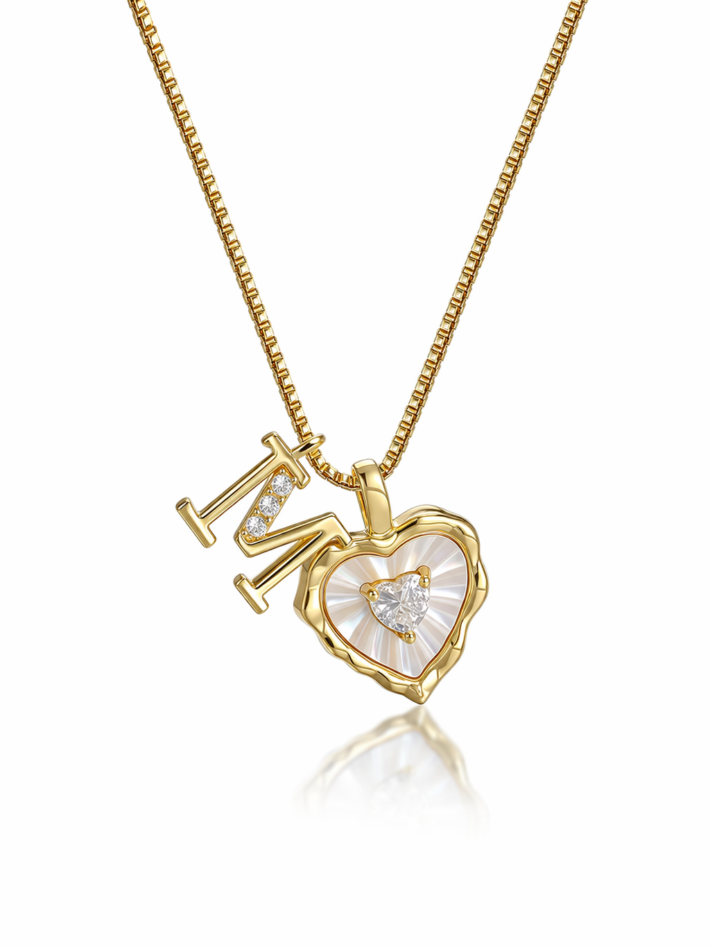 Initial Heart Necklace – Briset London