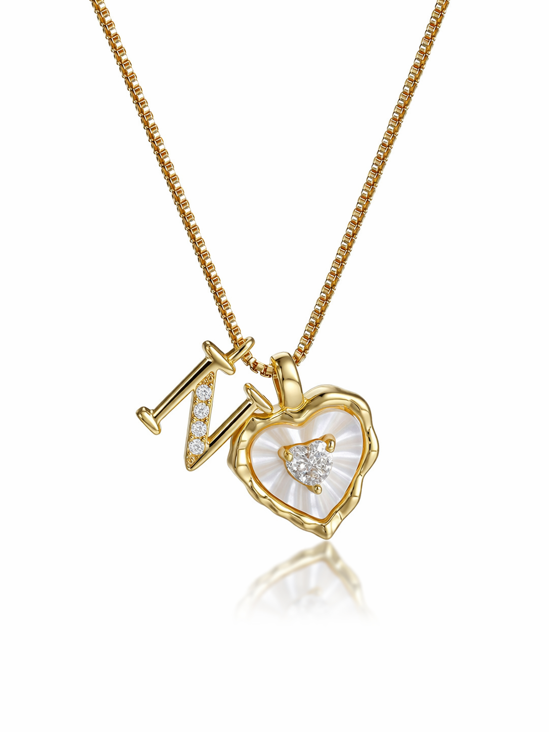 Initial Heart Necklace – Briset London