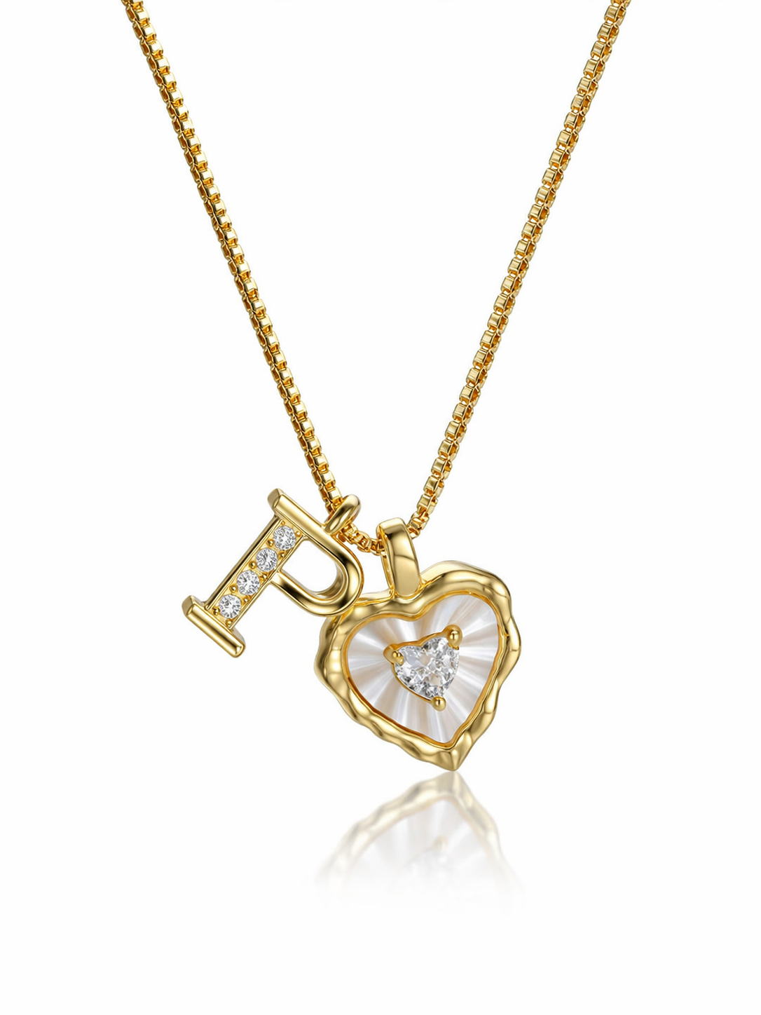 Initial Heart Necklace – Briset London