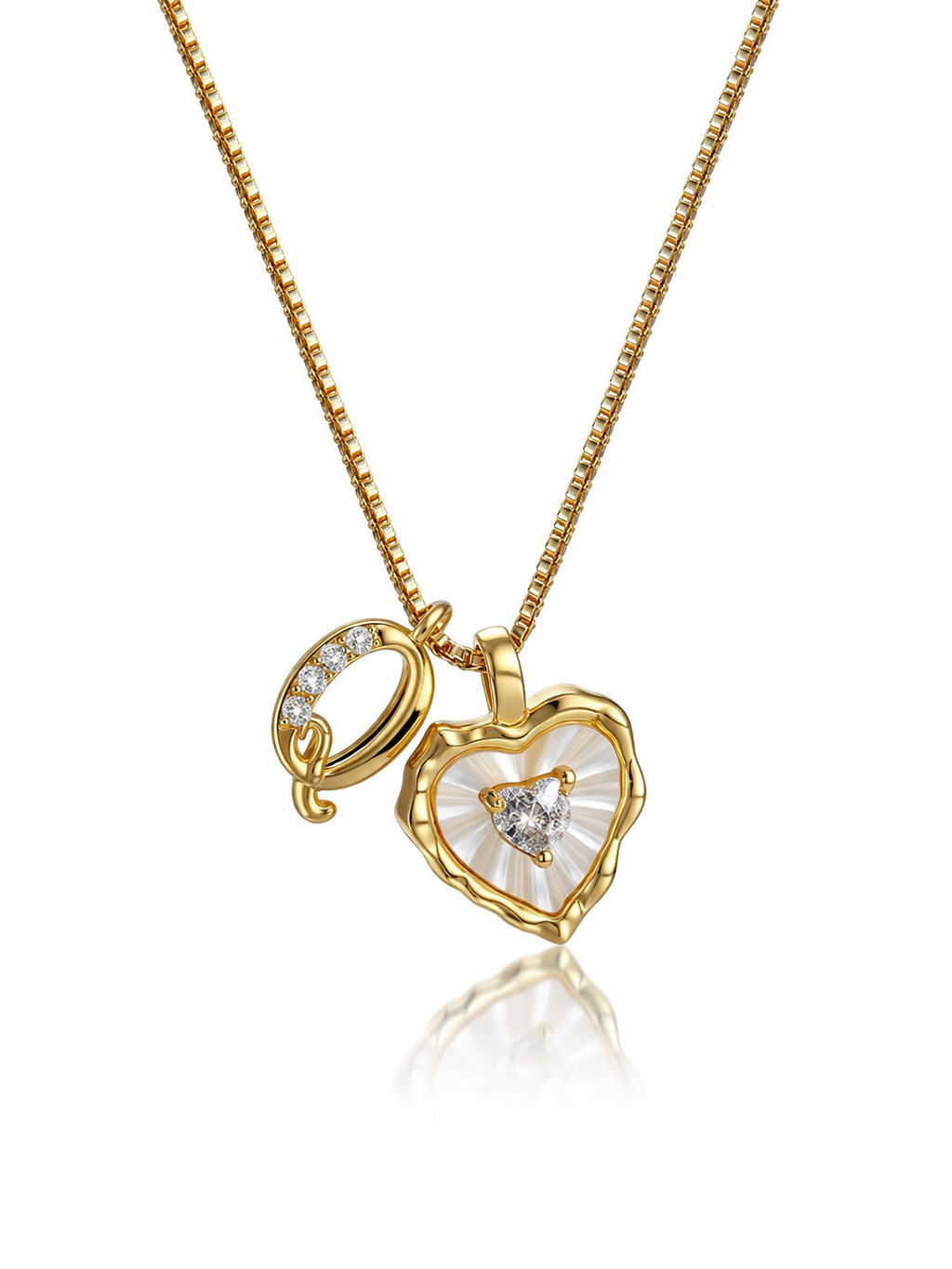 Initial Heart Necklace – Briset London