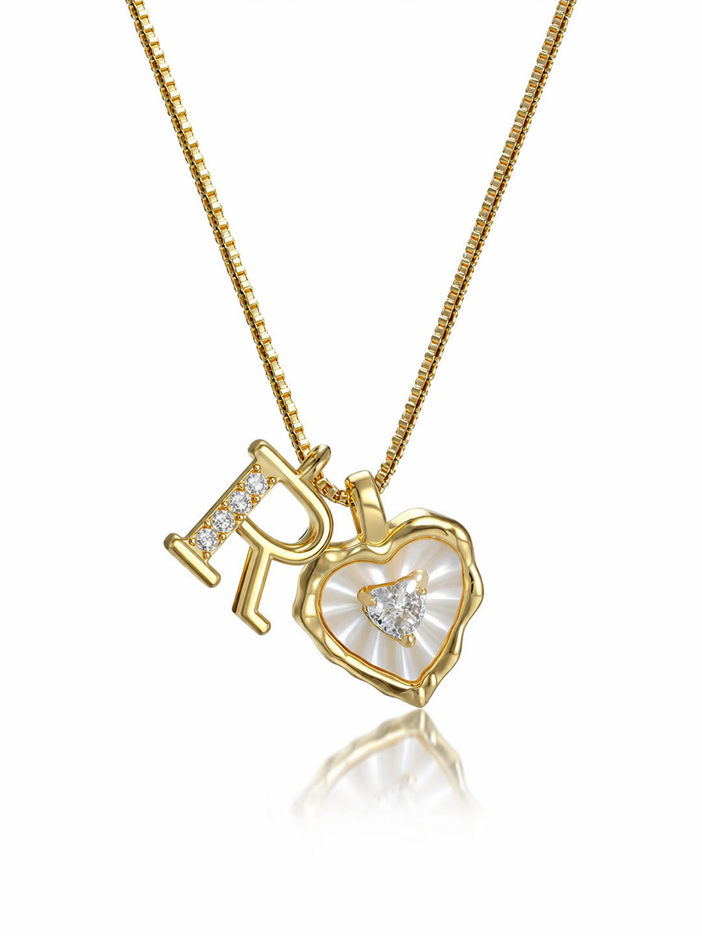 Initial Heart Necklace – Briset London