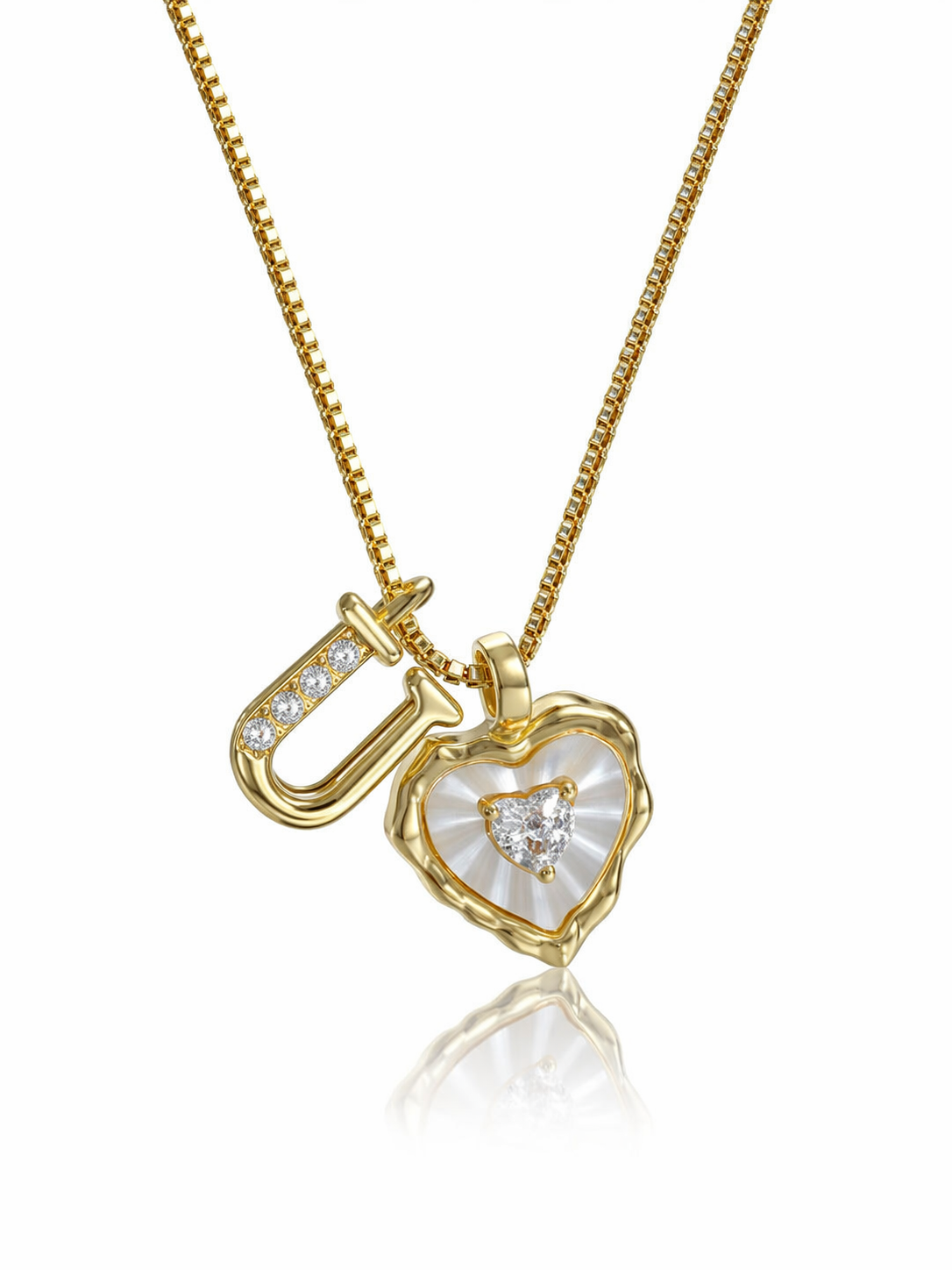 Initial Heart Necklace – Briset London
