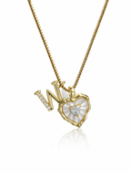 Initial Heart Necklace – Briset London