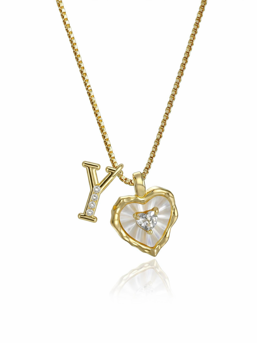 Initial Heart Necklace – Briset London